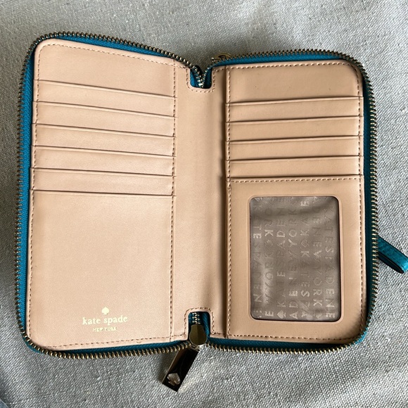 Turquoise kate spade Wristlet - Picture 2 of 8